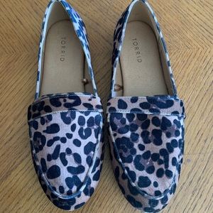 Torrid Leopard Loafers sz 10.5